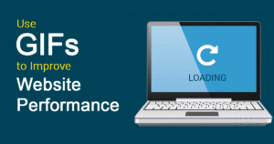Use gifs to improve website performance