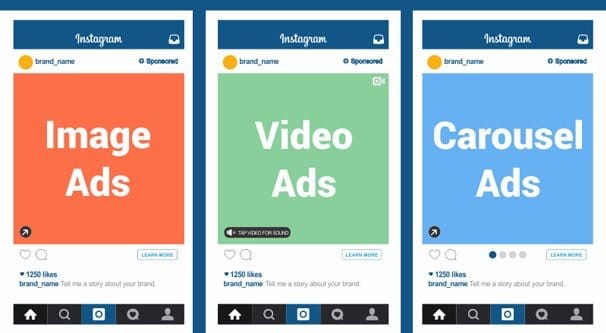10 Amazing Tips To Secure Awesome Instagram Jobs Instagram-ad-types