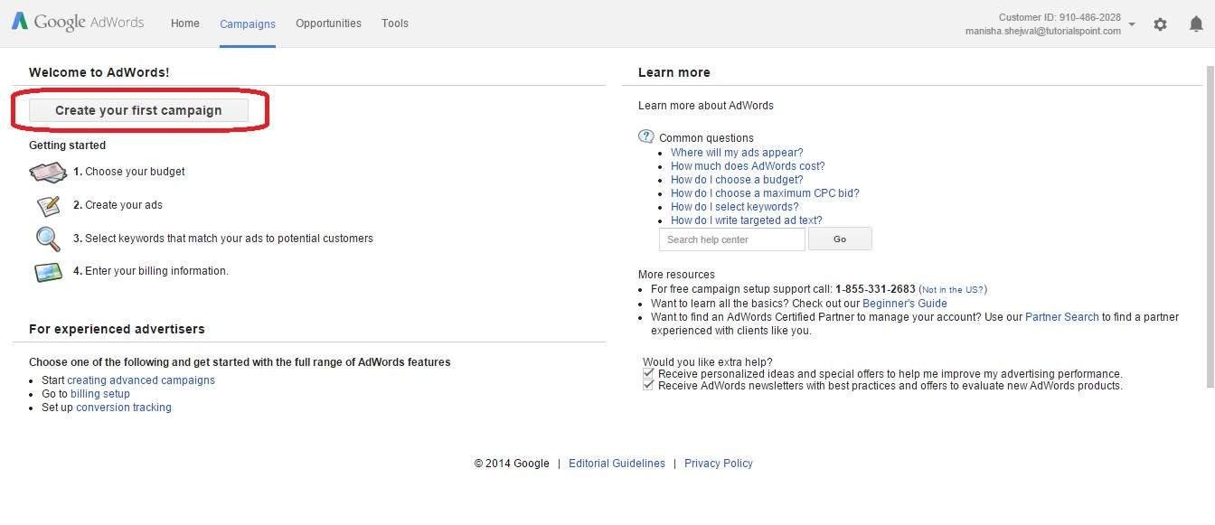 5-Step Google Adwords Tutorial To Be A Pro Search Marketer Google adwords tutorial