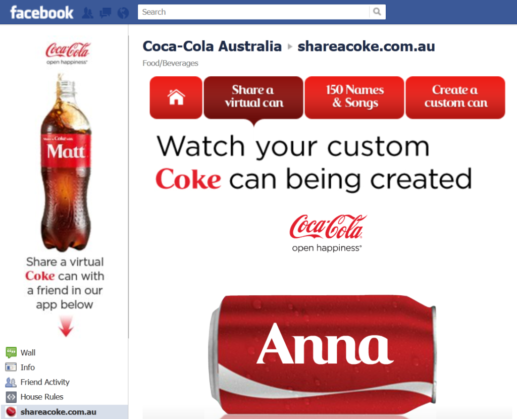 Case Study On Coca Cola 'Share A Coke' Campaign Coca cola 'share a coke' campaign