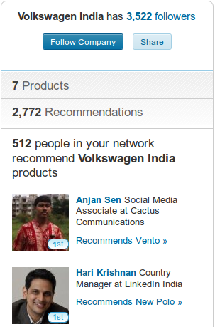 How Volkswagen India Practices Social Media: Case Study Volkswagen3