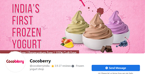 Must Watch 20+ Indian Social Media Success Stories Cocoberry frozen youghurt social media success story
