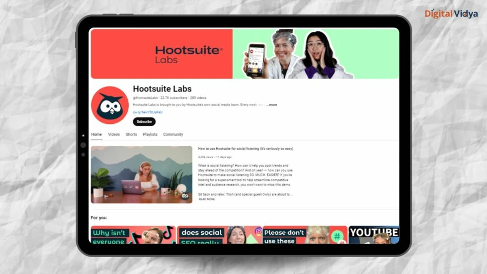 Hootsuite Labs Hootsuite labs youtube channel