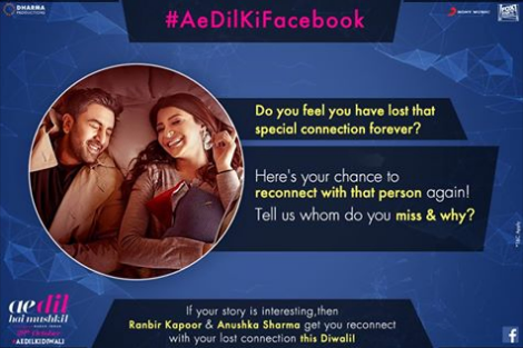 How Facebook Influences Movie Promotion And Its Success Ae dil hai mushkil_facebook advertising