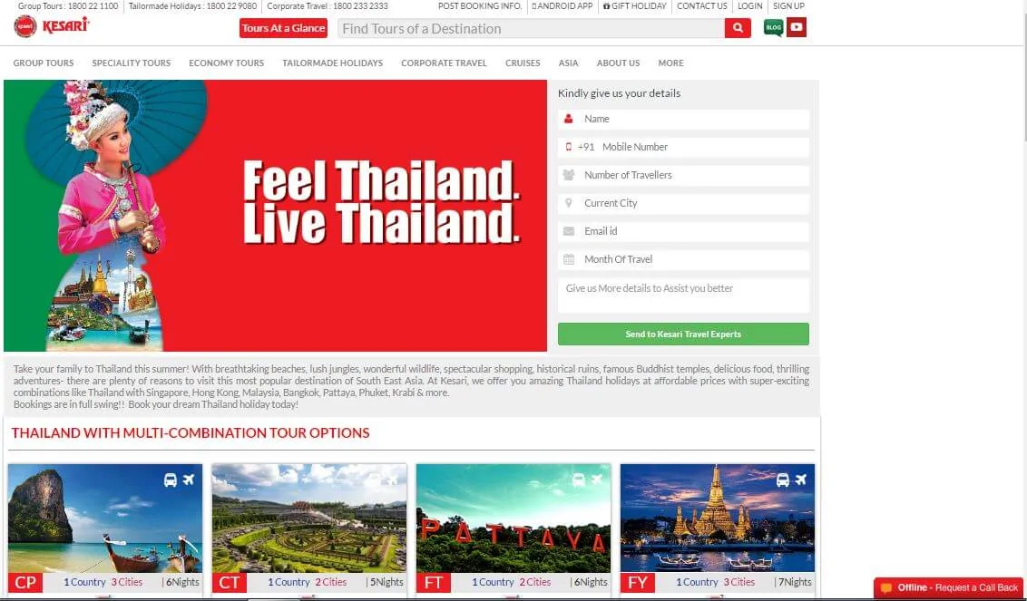 9 Tips To Promote Your Business Online - Digital Vidya Sample website view