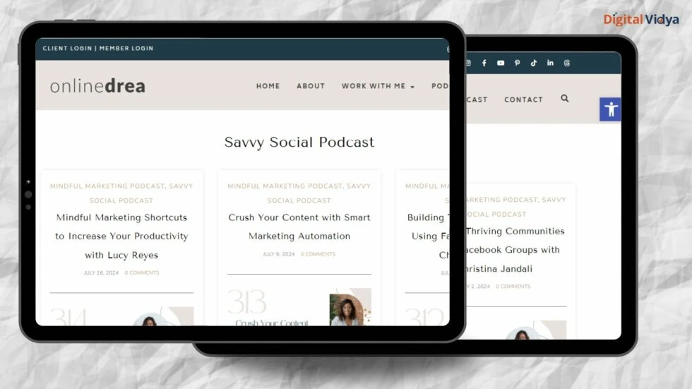 Savvy Social Podcast Savvy social podcast and youtube