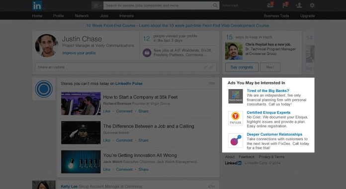 How To Create Linkedin Ads To Generate Sales? Text-ads