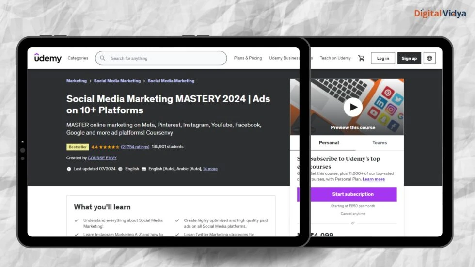 Udemy Smm Mastery Udemy social media marketing mastery